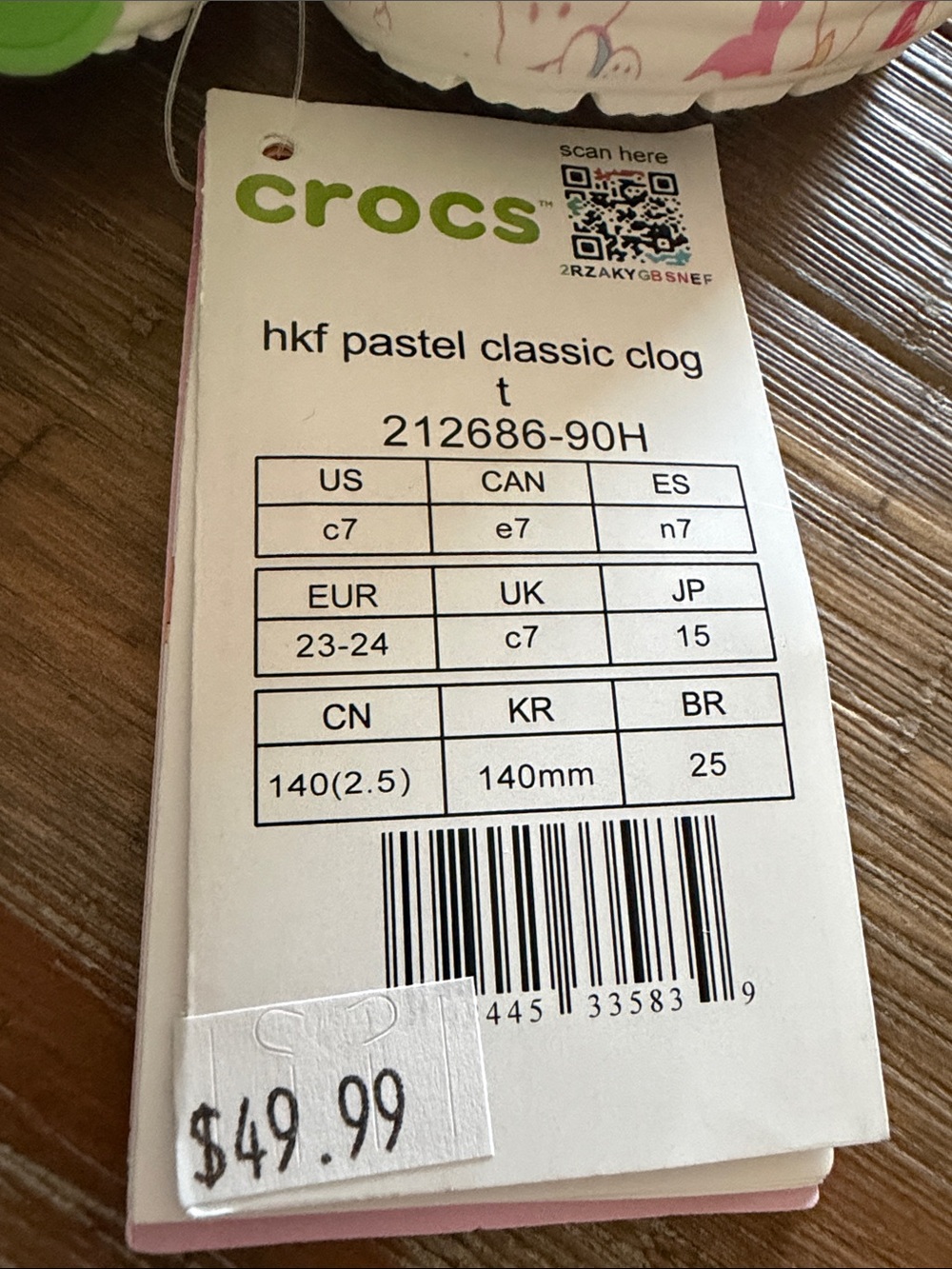 Hello Kitty CROCS classic clogs C7 - Picture 5 of 5